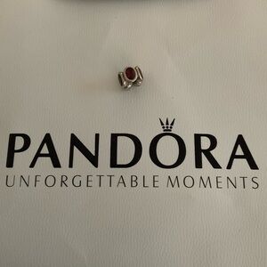 Pandora oval lights ruby charm